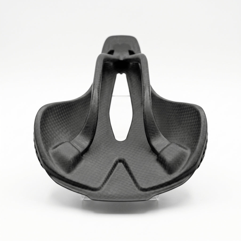 Selle de vélo carbone imprimée 3D ultra-légère 14 cm – route et VTT