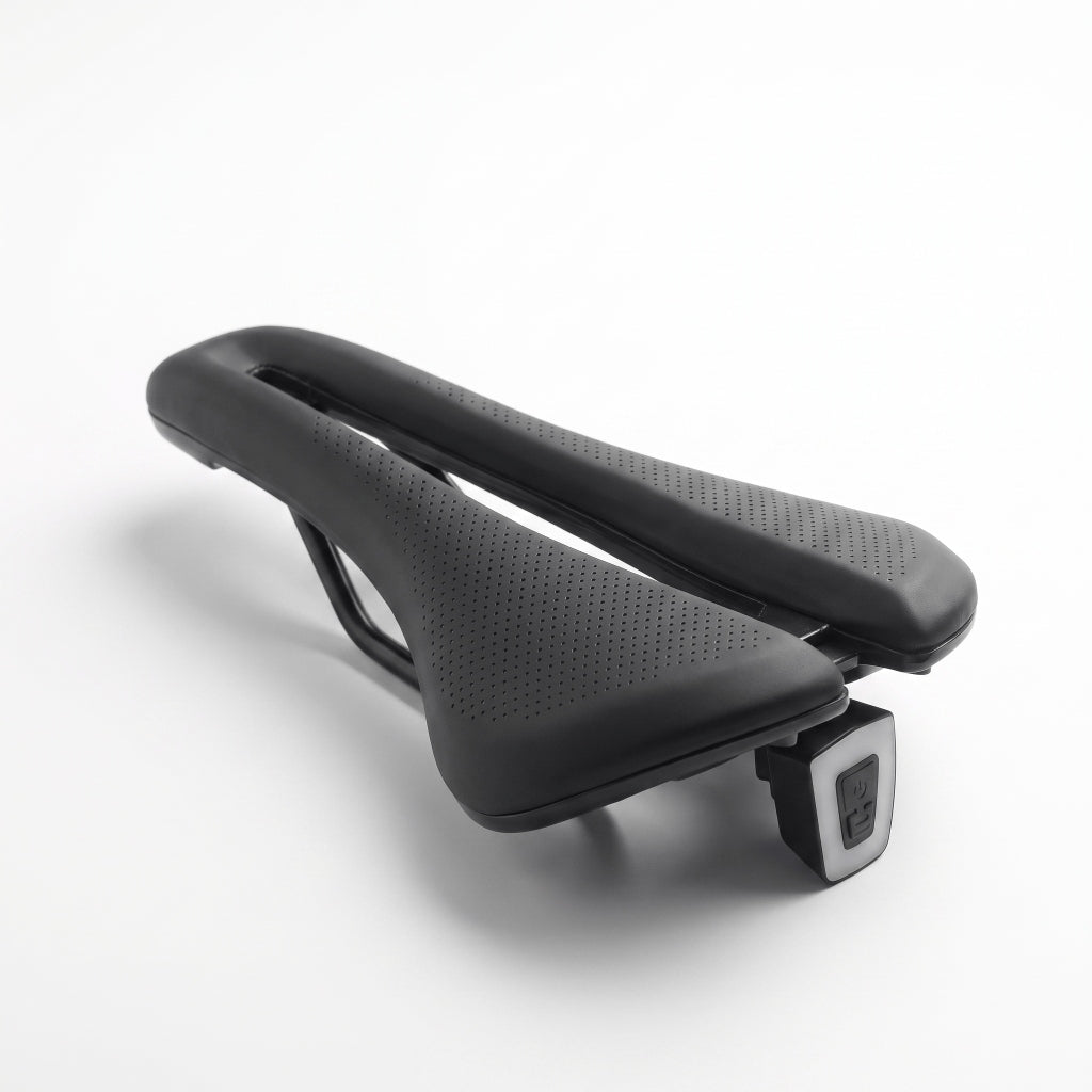 Selle de vélo route 14 cm avec feu arrière – triathlon, VTT et vélo de course