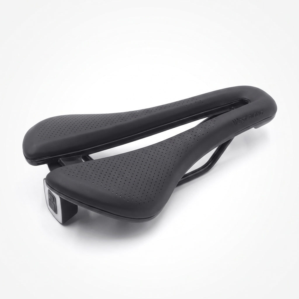 Selle de vélo route 14 cm avec feu arrière – triathlon, VTT et vélo de course