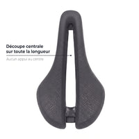 Selle de vélo route 14 cm avec feu arrière – triathlon, VTT et vélo de course