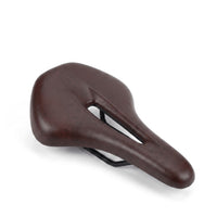 Selle de vélo en cuir PU 15,5 cm à canal central – route et VTT