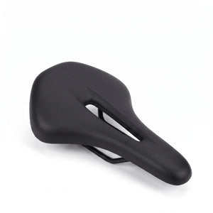 Selle de vélo en cuir PU 15,5 cm à canal central – route et VTT