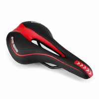 Selle de vélo confort 16 cm en gel à canal central – VTT, route et ville