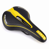 Selle de vélo confort 16 cm en gel à canal central – VTT, route et ville