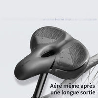Selle de vélo confort ultra large 25,5 cm avec suspension – VTT, ville et vélo électrique