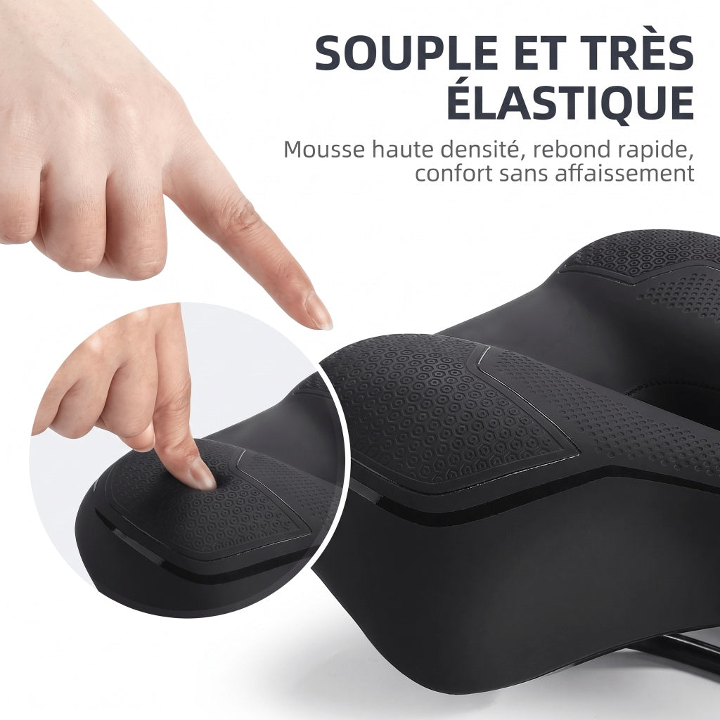 Selle de vélo confort large et épaisse – VTT, ville et cyclotourisme