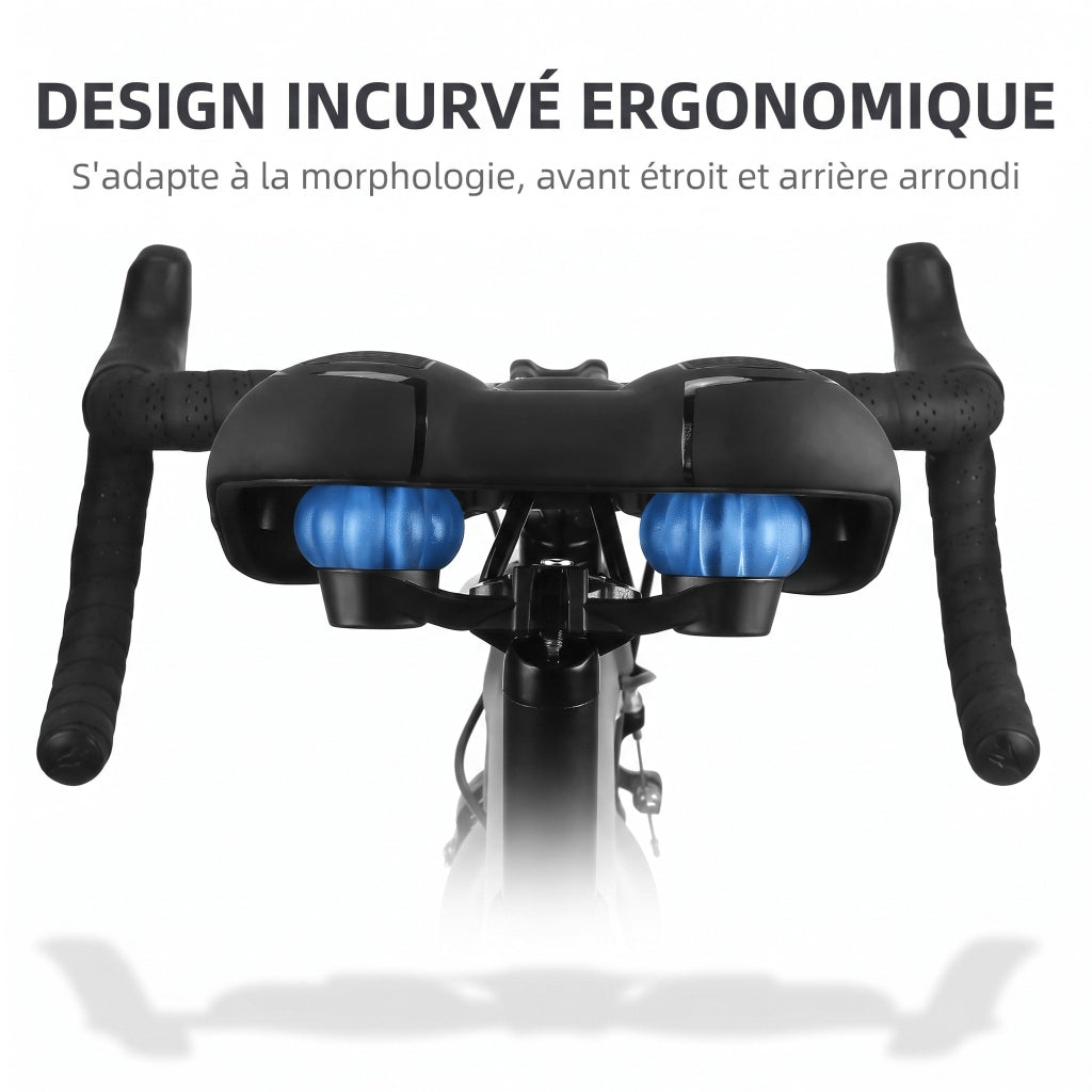 Selle de vélo confort large et épaisse – VTT, ville et cyclotourisme