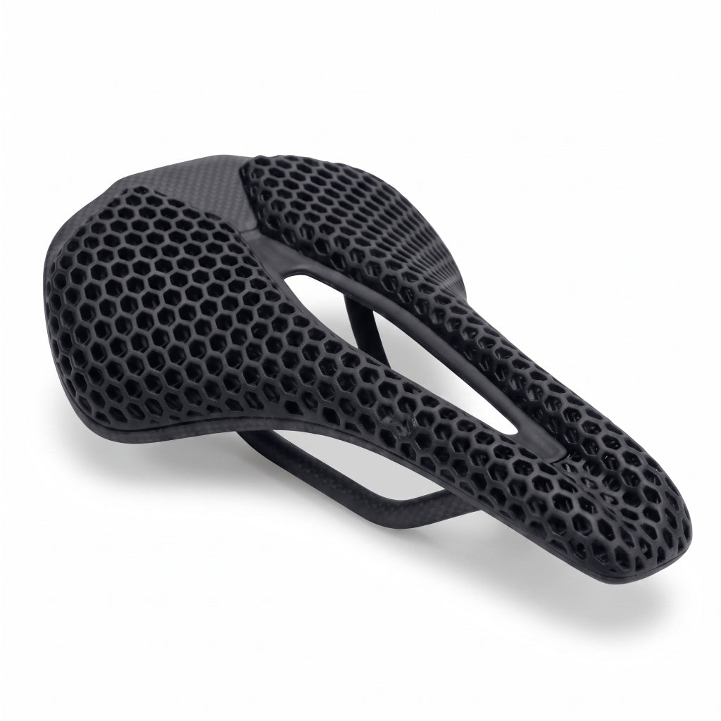 Selle de vélo carbone imprimée 3D ultra-légère 14 cm – route et VTT