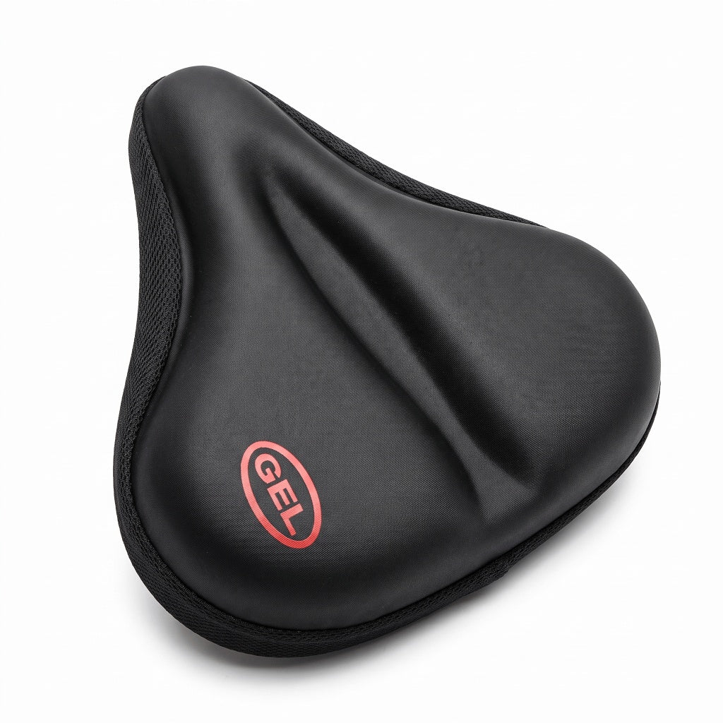 Housse de selle vélo électrique en silicone – large 26 cm, coussin épais