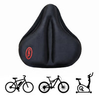 Housse de selle vélo électrique en silicone – large 26 cm, coussin épais