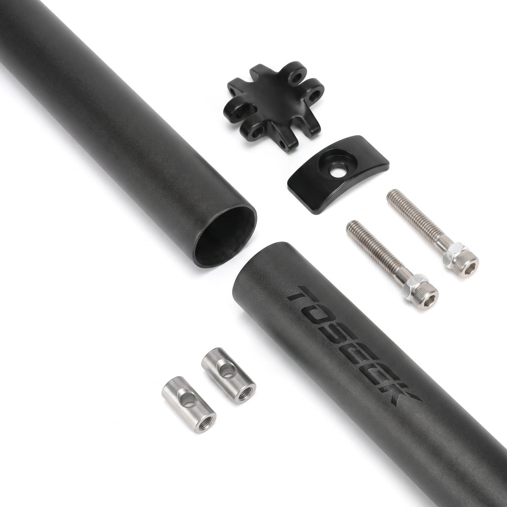 Tige de Selle Carbone Ultra-Légère (200g) - VTT & Route - Noir Mat