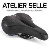 Selle de vélo confort large et épaisse – VTT, ville et cyclotourisme