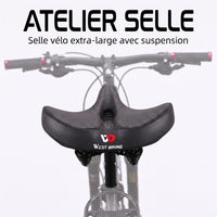 Selle de vélo confort extra large 26 cm – ville, VTT et vélo électrique
