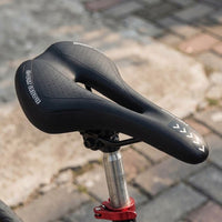 Selle de vélo confort 16 cm en gel à canal central – VTT, route et ville