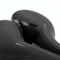 Selle de vélo confort large 17 cm à canal central – VTT et vélo de ville